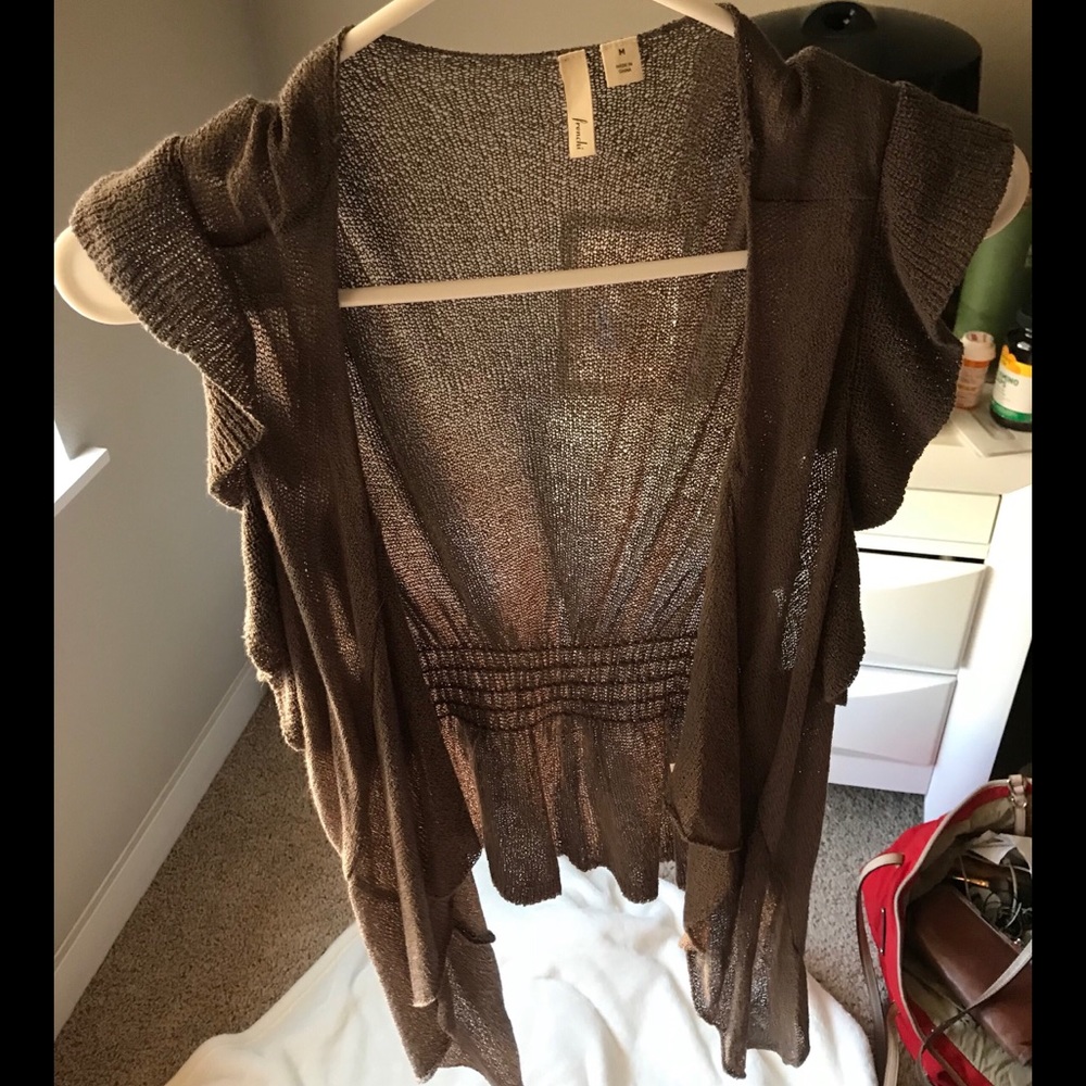 Frenchi Cardigan Vest